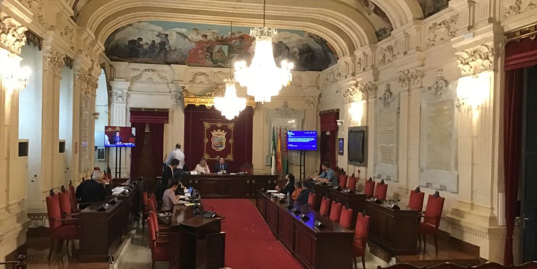 Comisión municipal de Economía en el ayuntamiento de Málaga en la que se ha debatido la creación de una comisión de investigación por el caso Promálaga 