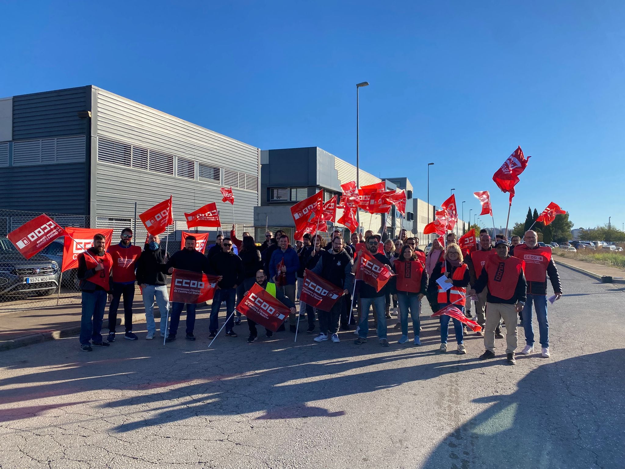 Convocatoria de huelga en el sector del metal en la provincia de Ciudad Real. Planta de Campo de Criptana