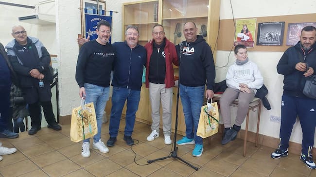 Las gachamigas de la Agrupación de fiestas de Navidad y Reyes