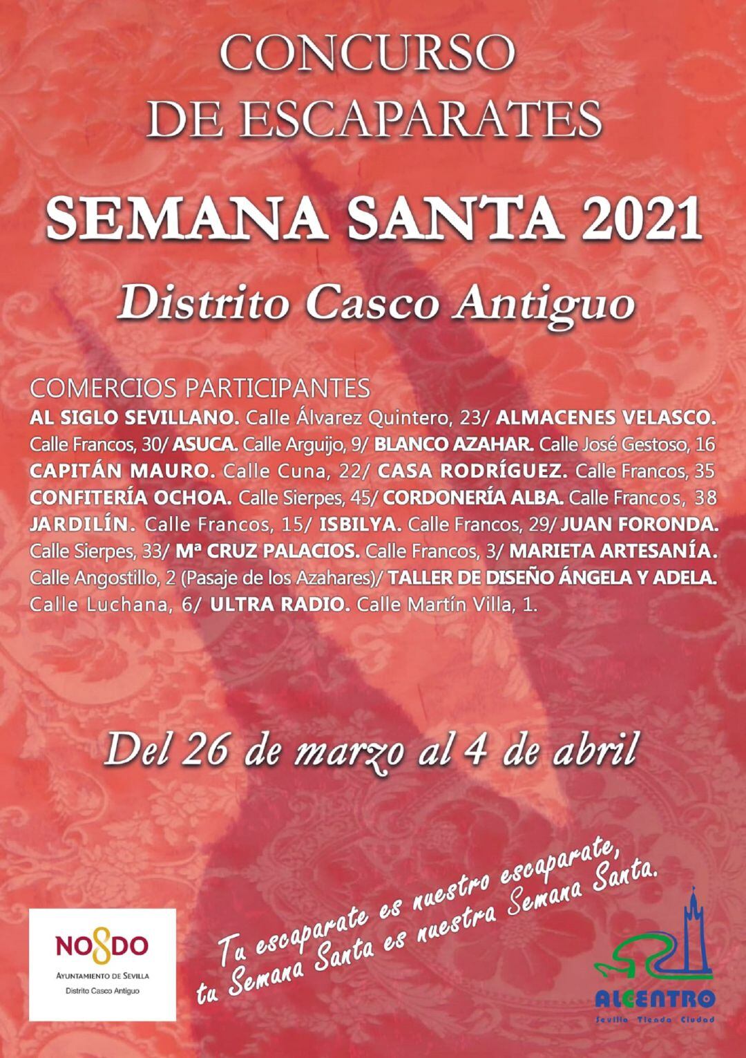 Cartel del concurso de escaparates