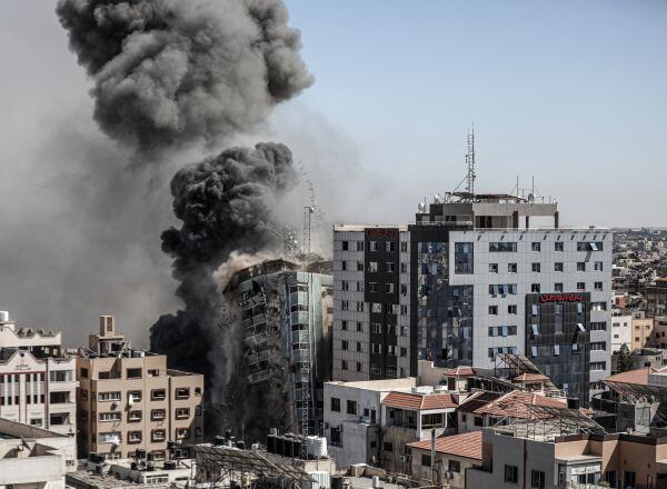 Bombardeo de Israel a la sede de Al Jazeera y AP.