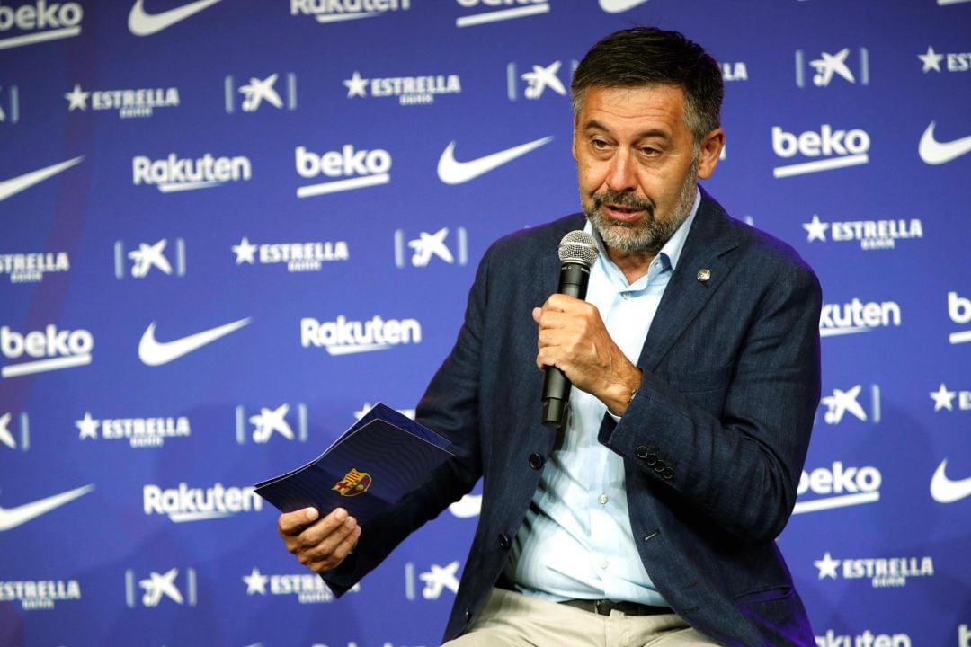 El presidente del FC Barcelona, Josep Maria Bartomeu