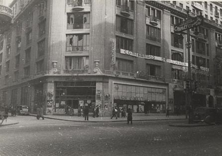 Fotografía de la Gran vía del Archivo Fotográfico de la Delegacion de Propaganda