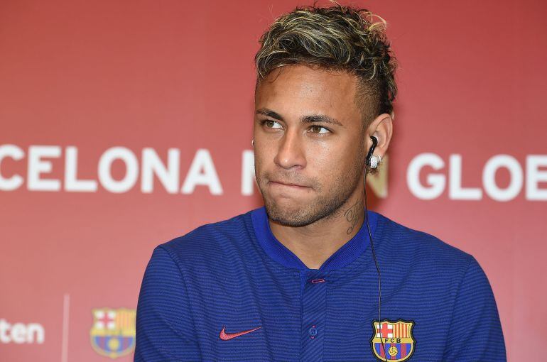 Neymar, en un acto publicitario