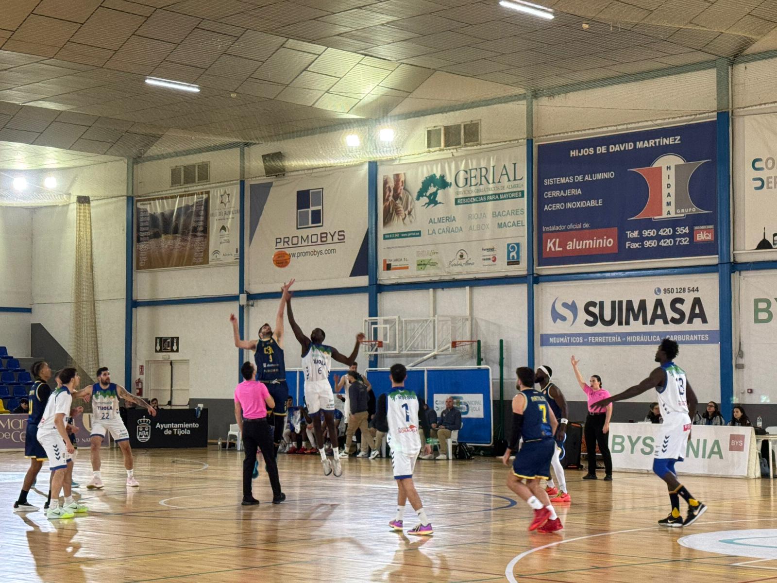 Un momento del partido