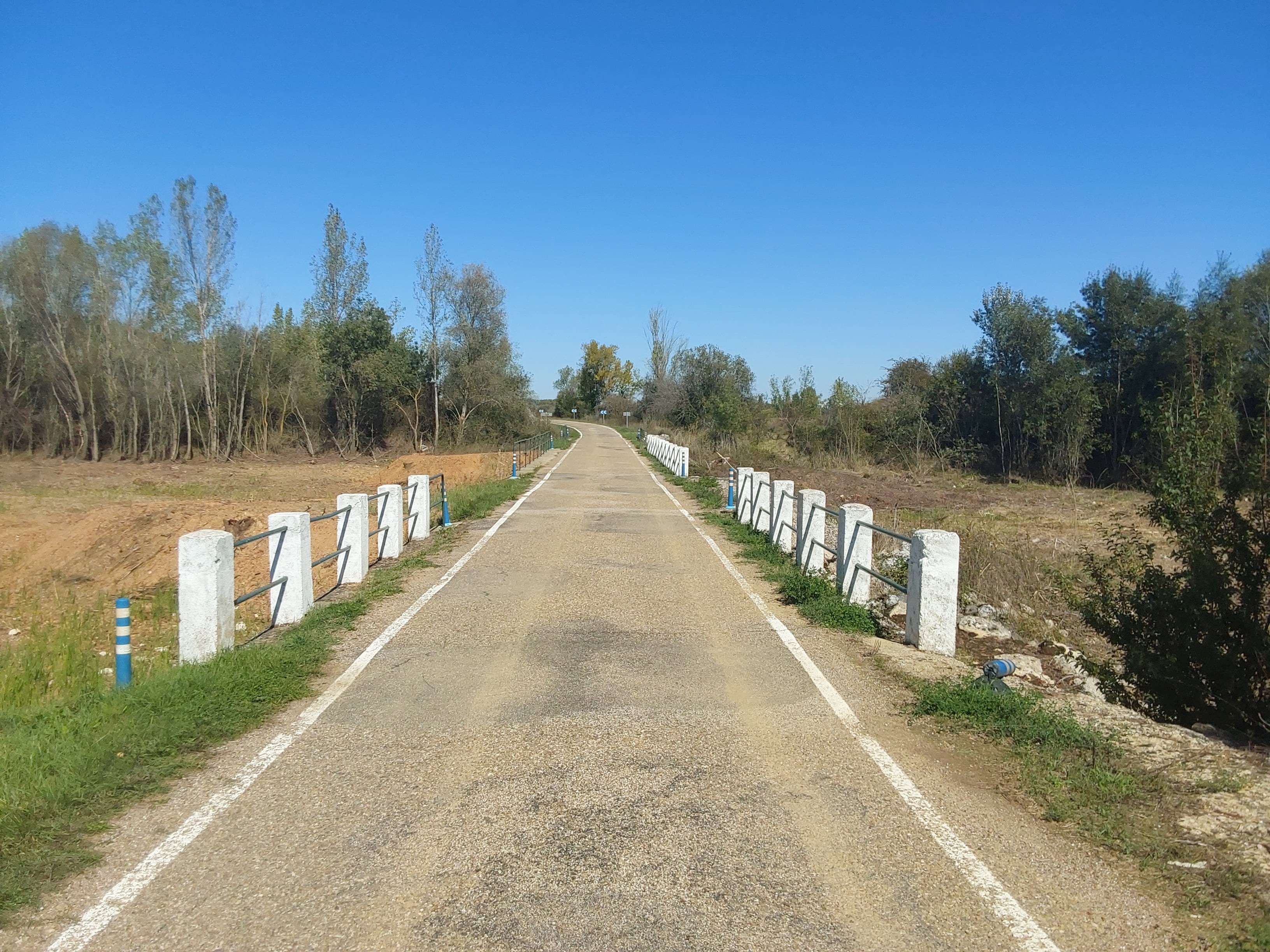 Carretera entre Carrión y Torre de los Molinos