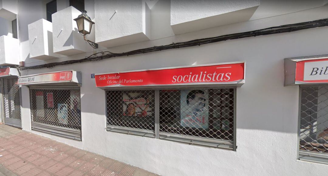 Sede insular del PSOE en Lanzarote, donde se abrirá la Oficina Parlamentaria.