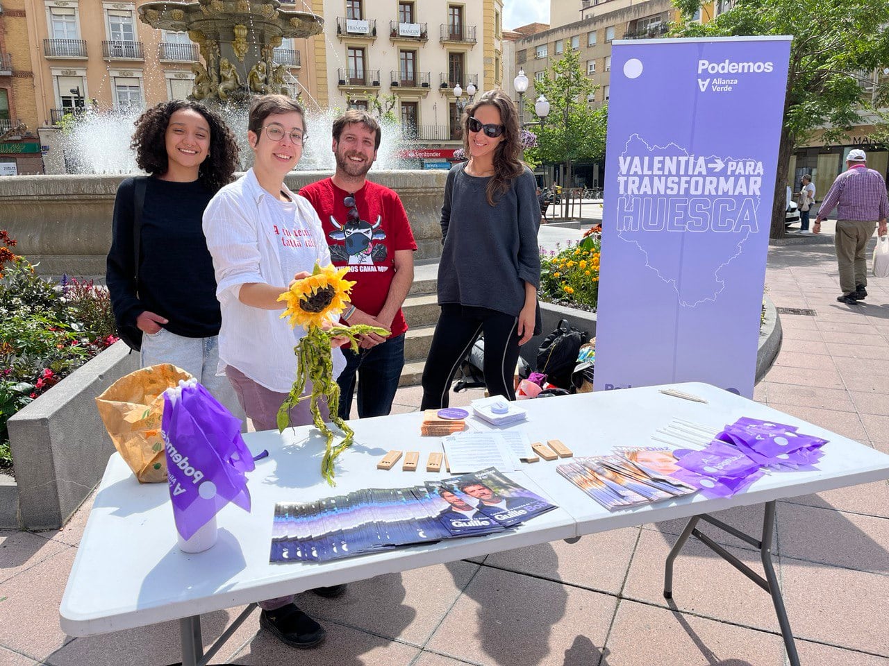 Boix en la Plaza Navarra.