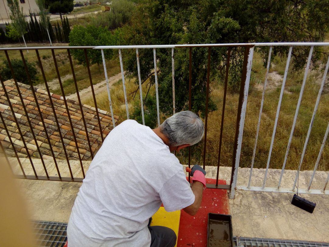 Trabajos de restauración