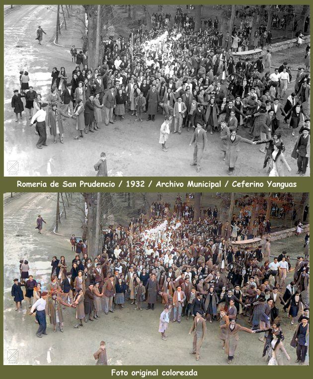 La romería de San Prudencio en 1932