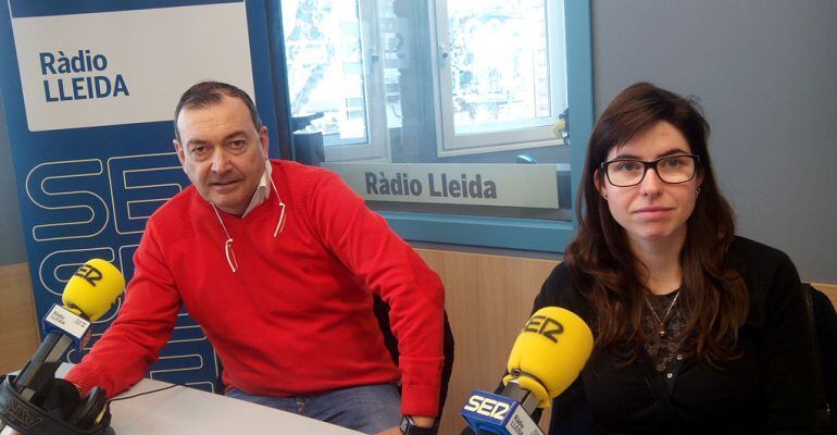 Miguel Muñoz (Cominter) i Núria Civit (K-animal).