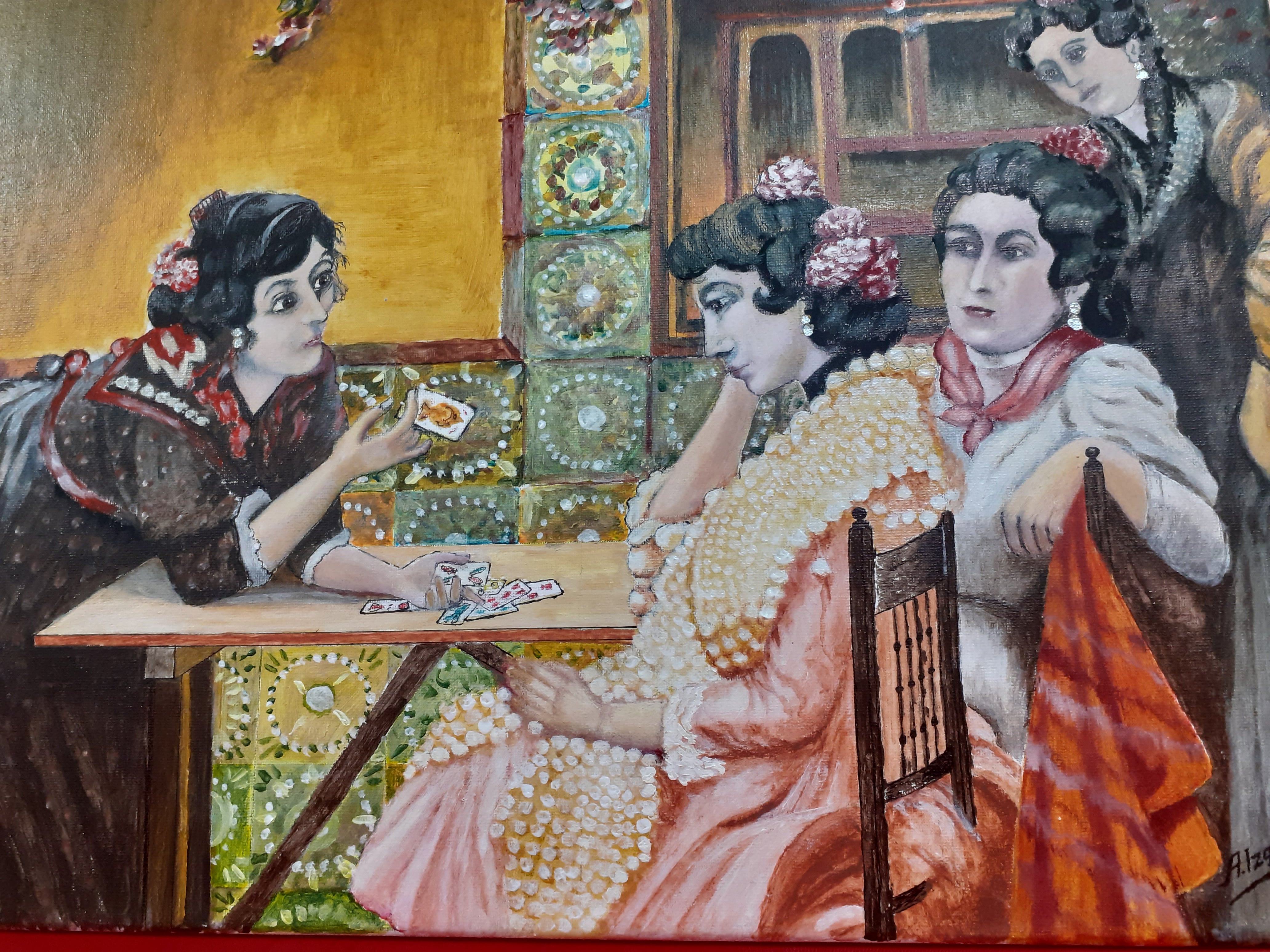 Una de las obras expuestas