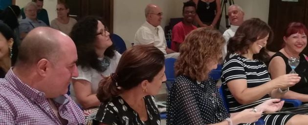 Pilar Zamora, alcaldesa de Ciudad Real, durante la presentación de la iniciativa &quot;Banco de Tiempo&quot;