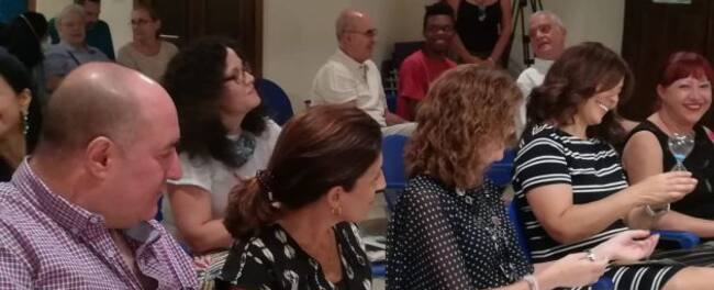 Pilar Zamora, alcaldesa de Ciudad Real, durante la presentación de la iniciativa "Banco de Tiempo"