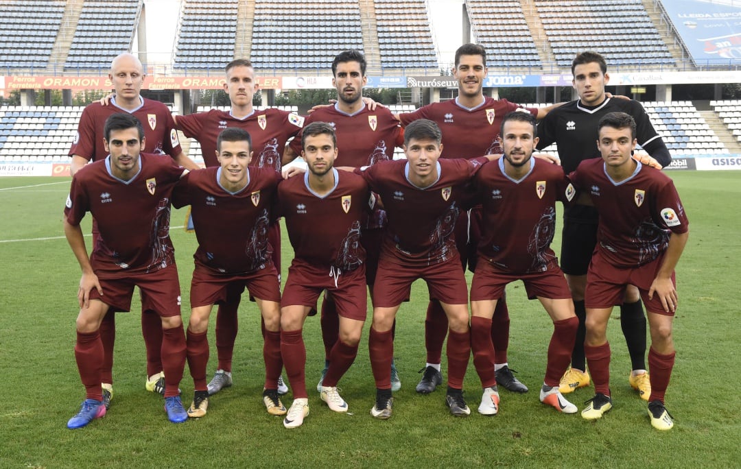 Formación inicial del Compostela para el partido de Copa del Rey ante el Lleida