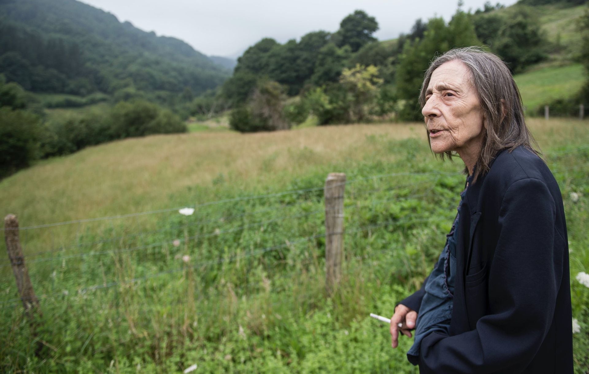 Elena Asins en Azpirotz, agosto 2015.Agencia FOKU Jagoba Manterol