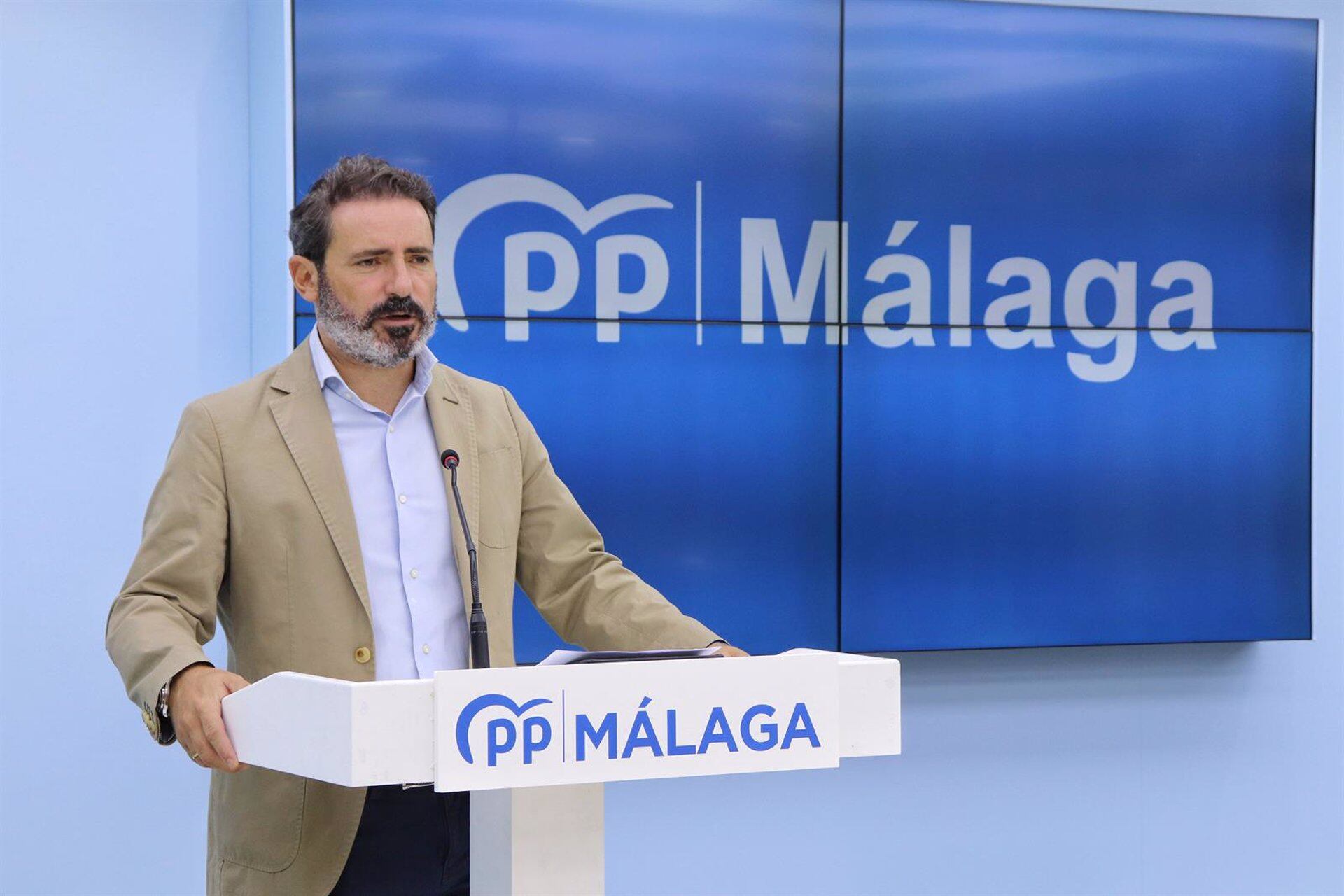 El secretario general del PP de Málaga, José Ramón Carmona, en una imagen de archivo