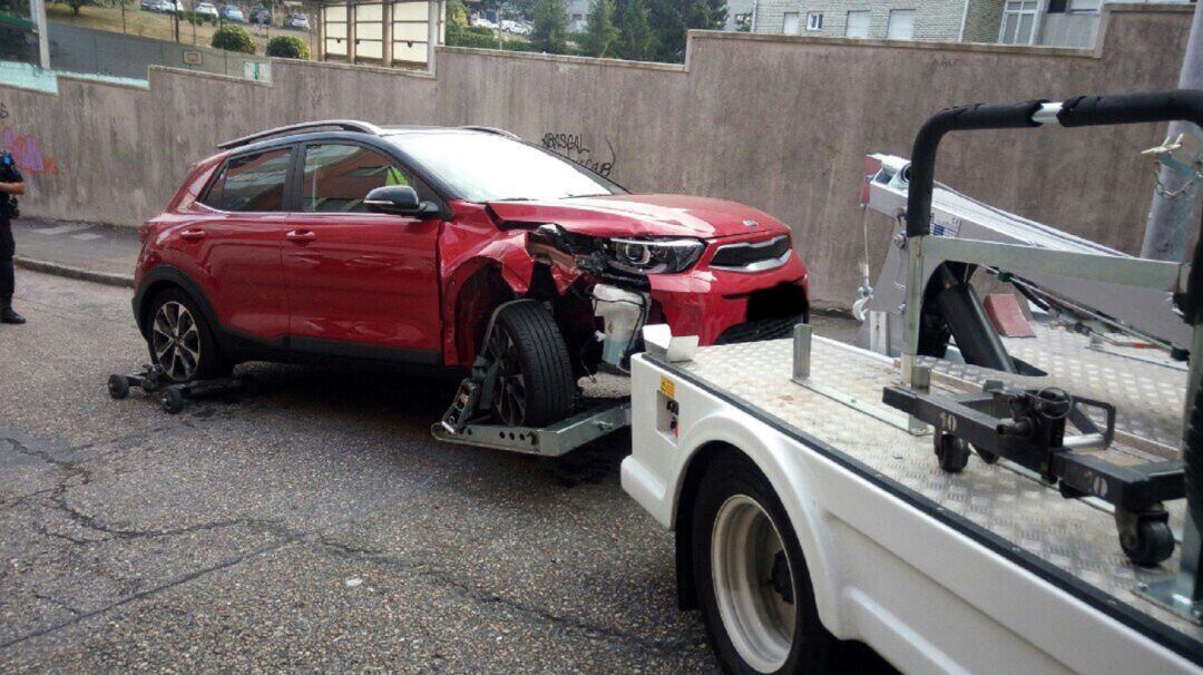 Coche involucrado en este suceso