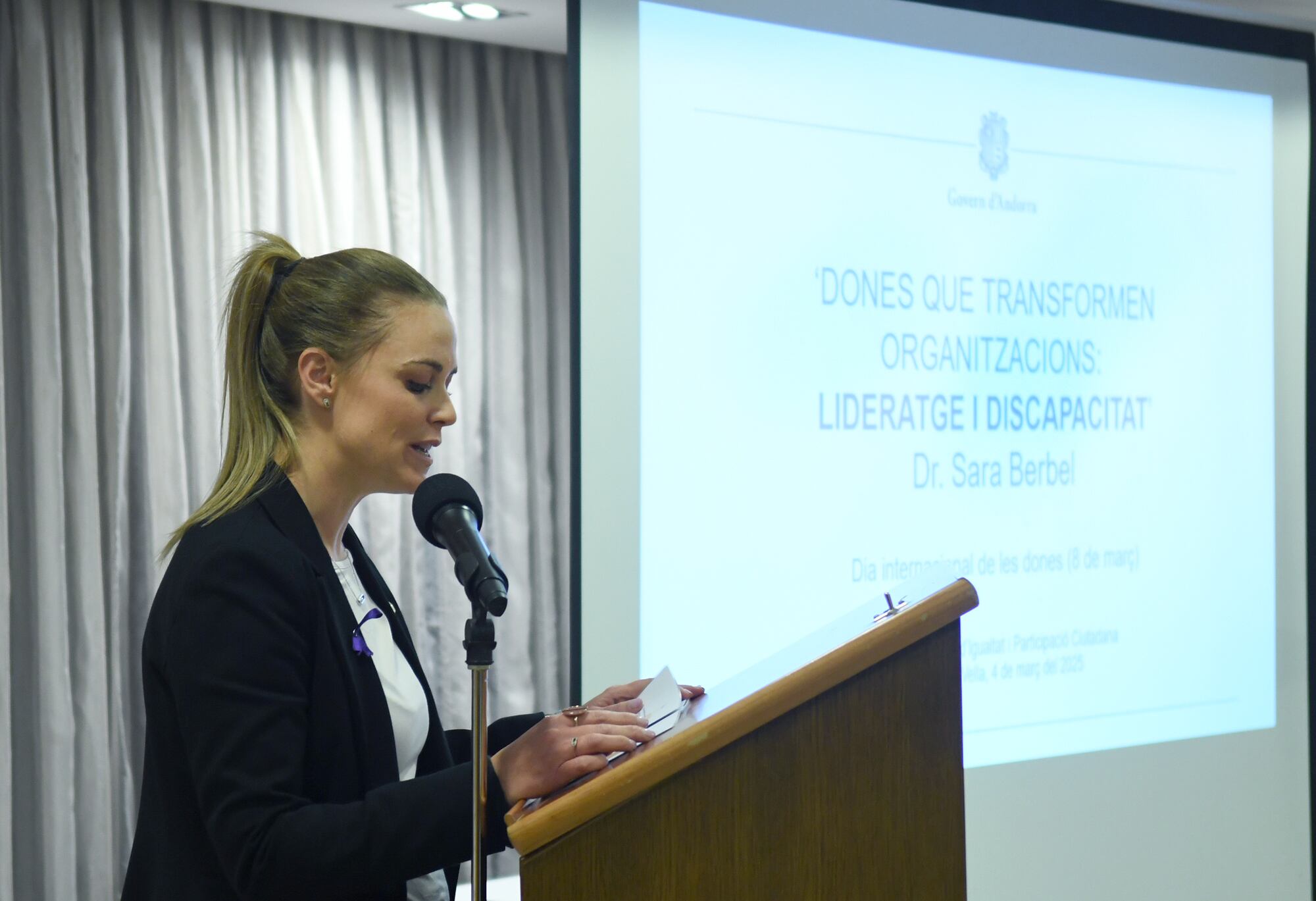 La secretària d&#039;Estat d&#039;Igualtat i Participació Ciutadana, Mariona Cadena