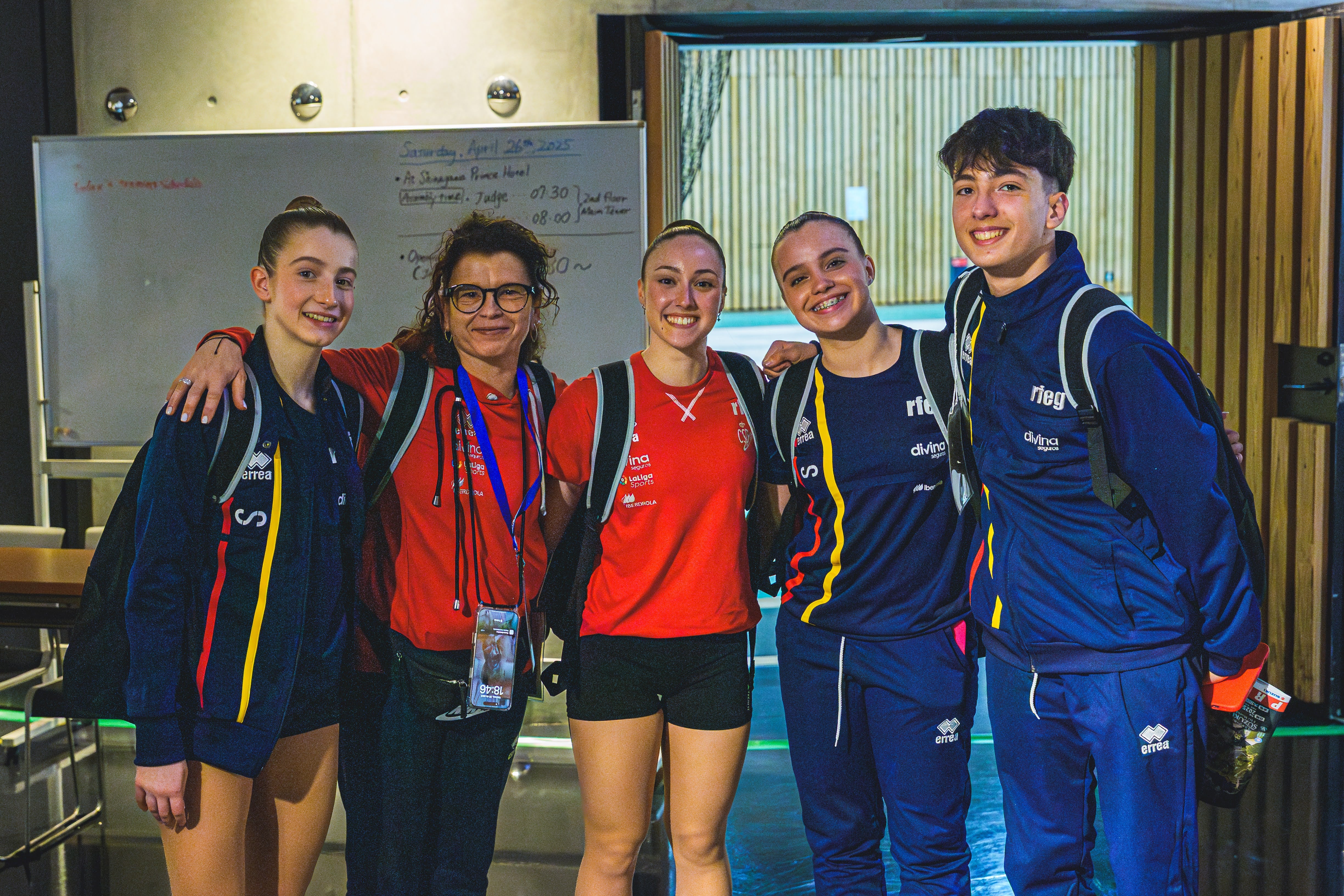 Representación del aeróbic de Xàtiva en Tokio