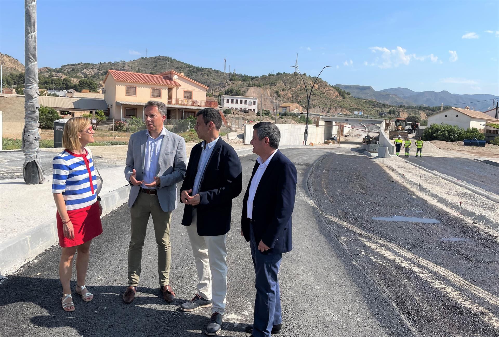 El tramo primero de la ronda central de Lorca podría estar finalizado en septiembre.