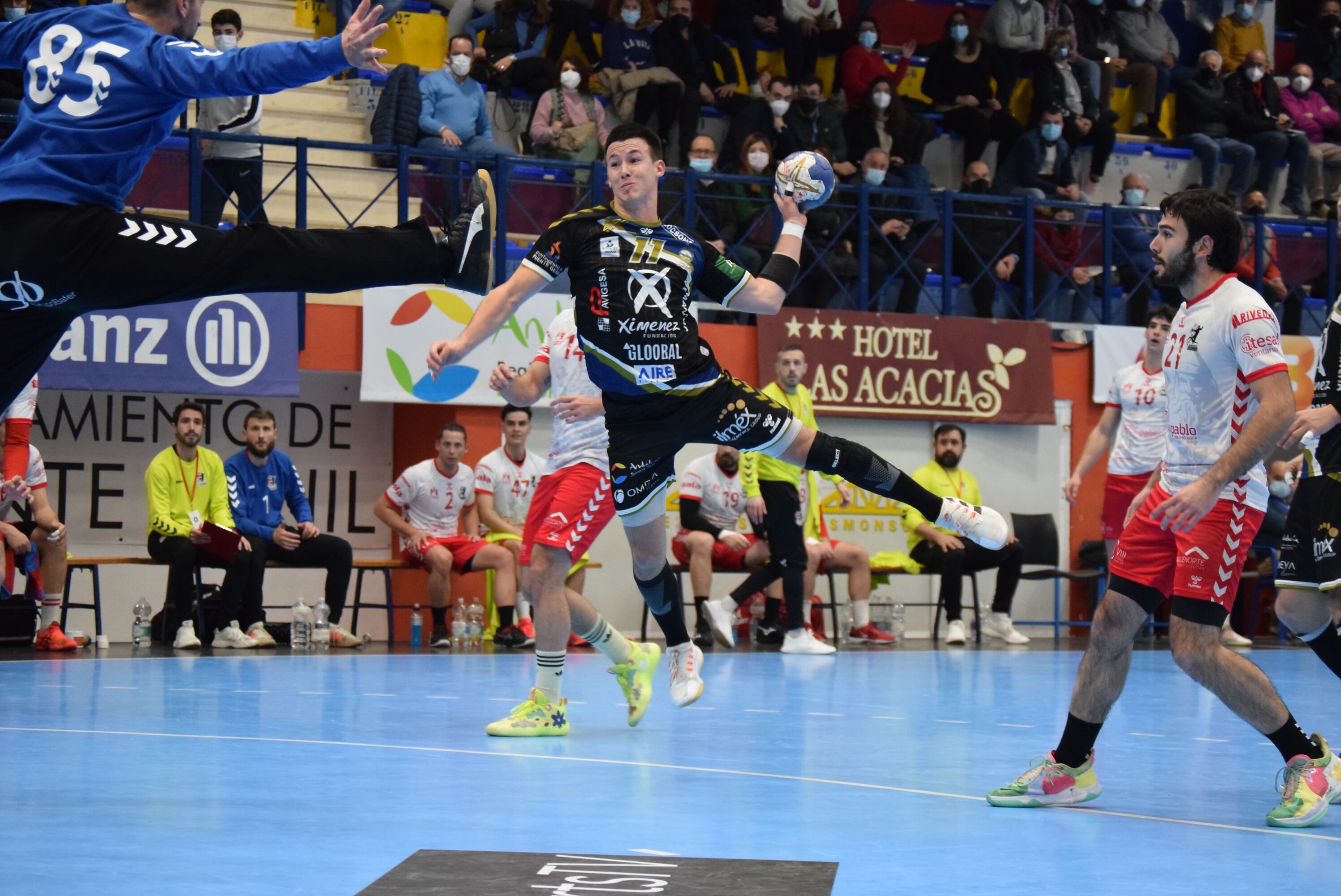 El extremo Sean Corning, fichaje del Trops Málaga de la División de Honor plata de balonmano