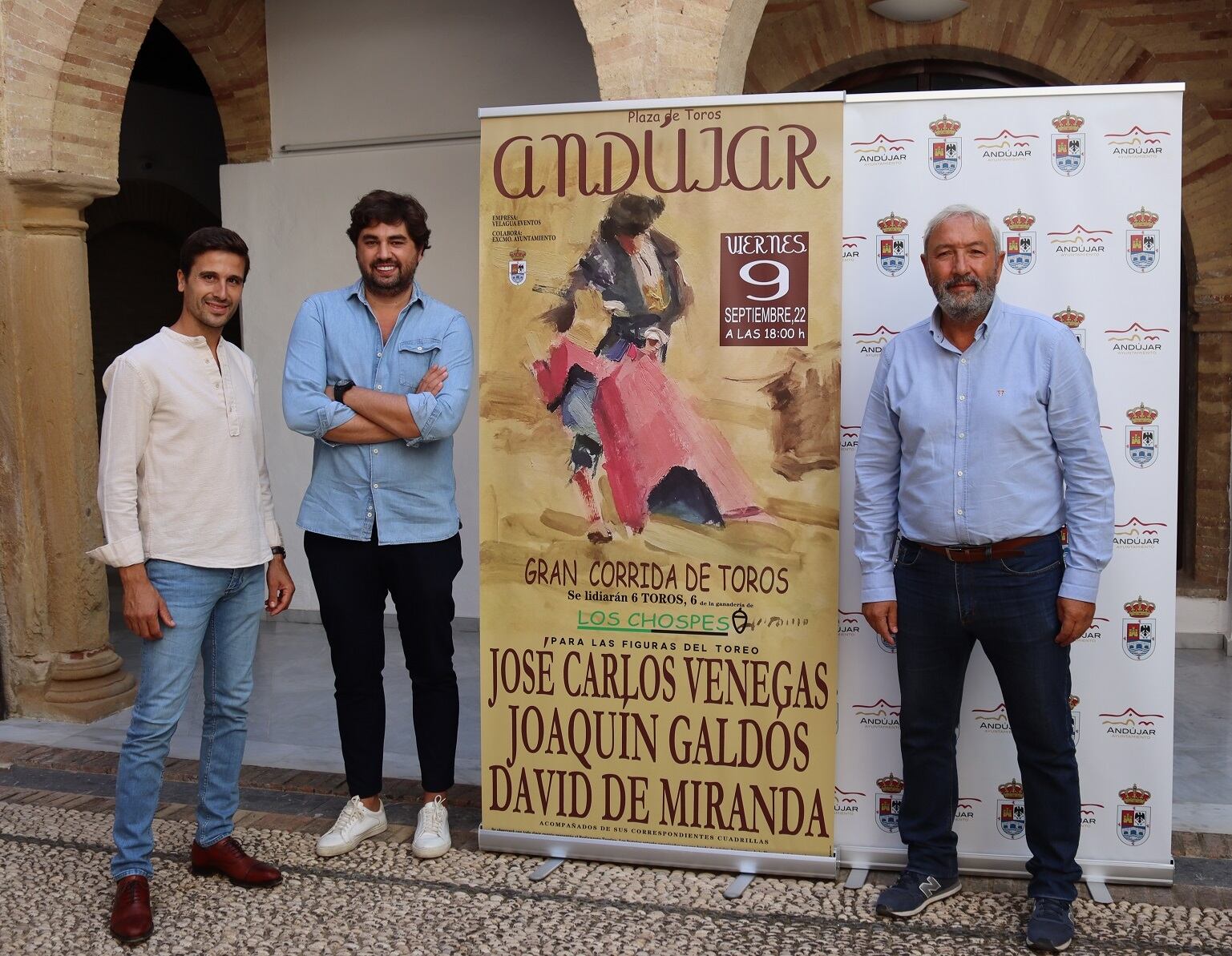 Presentación del festejo taurino con motivo de la Feria en honor a San Eufrasio en Andújar.