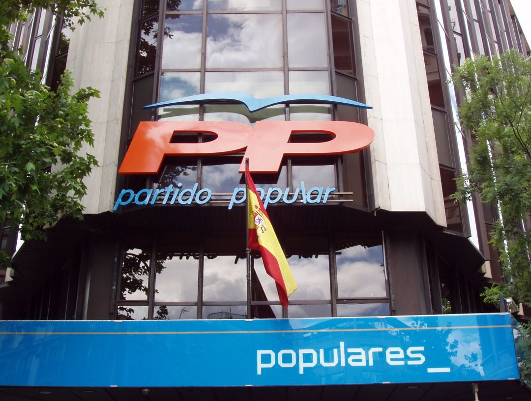 Imagen de archivo de la sede del PP en la madrileña calle de Génova,13