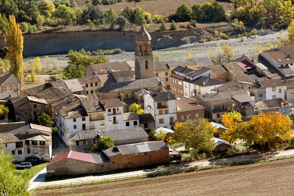 Vista de la localidad de Perarrúa