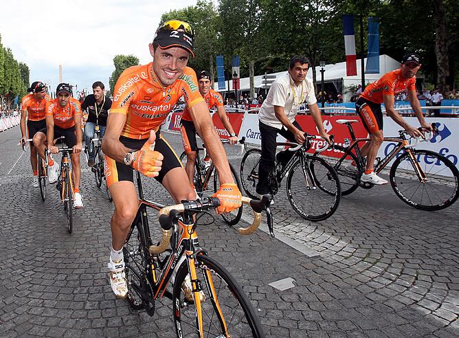 Samuel Sánchez, durante el Tour de Francia