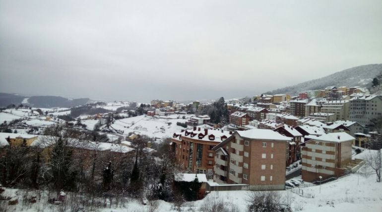 Temporal de nieve en Tineo