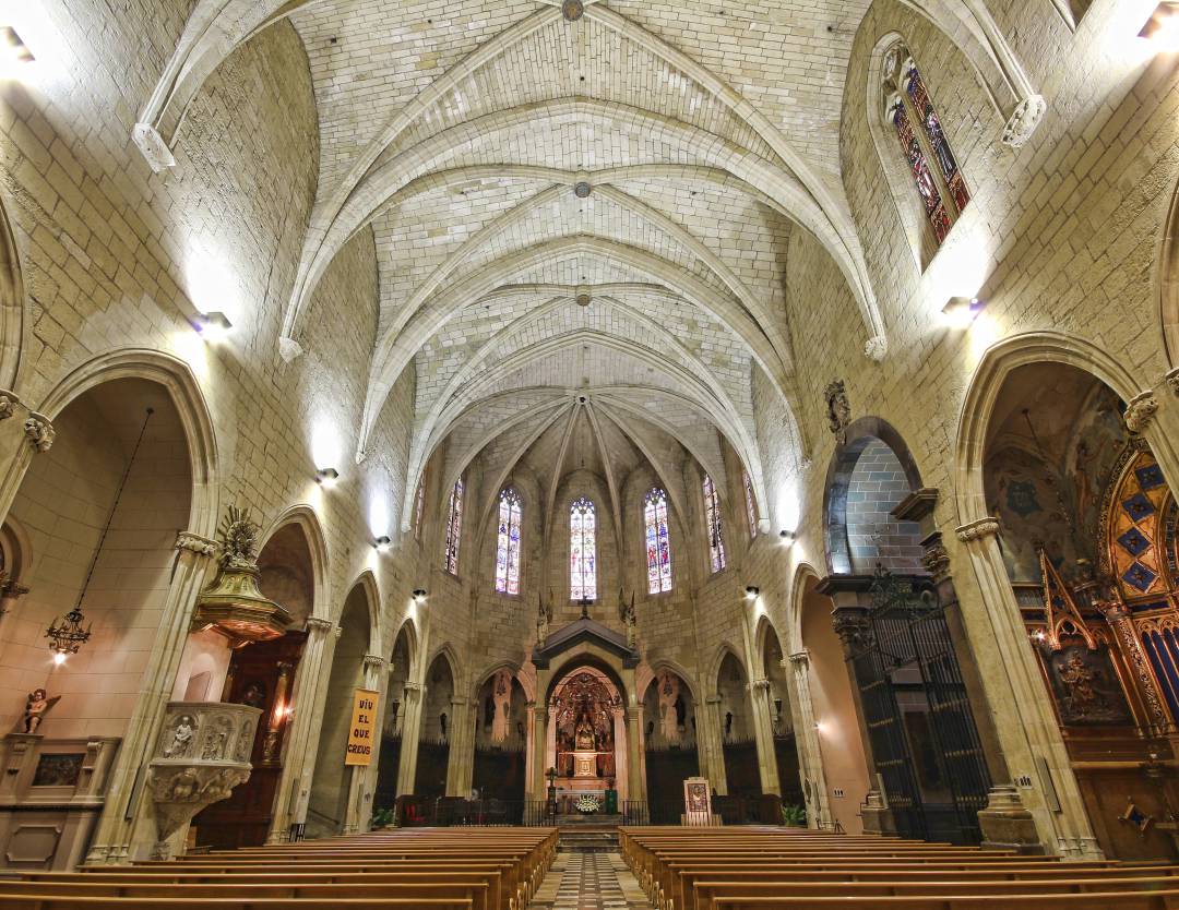 Nau Central de l'Esglèsia de la  Prioral de Sant Pere de Reus