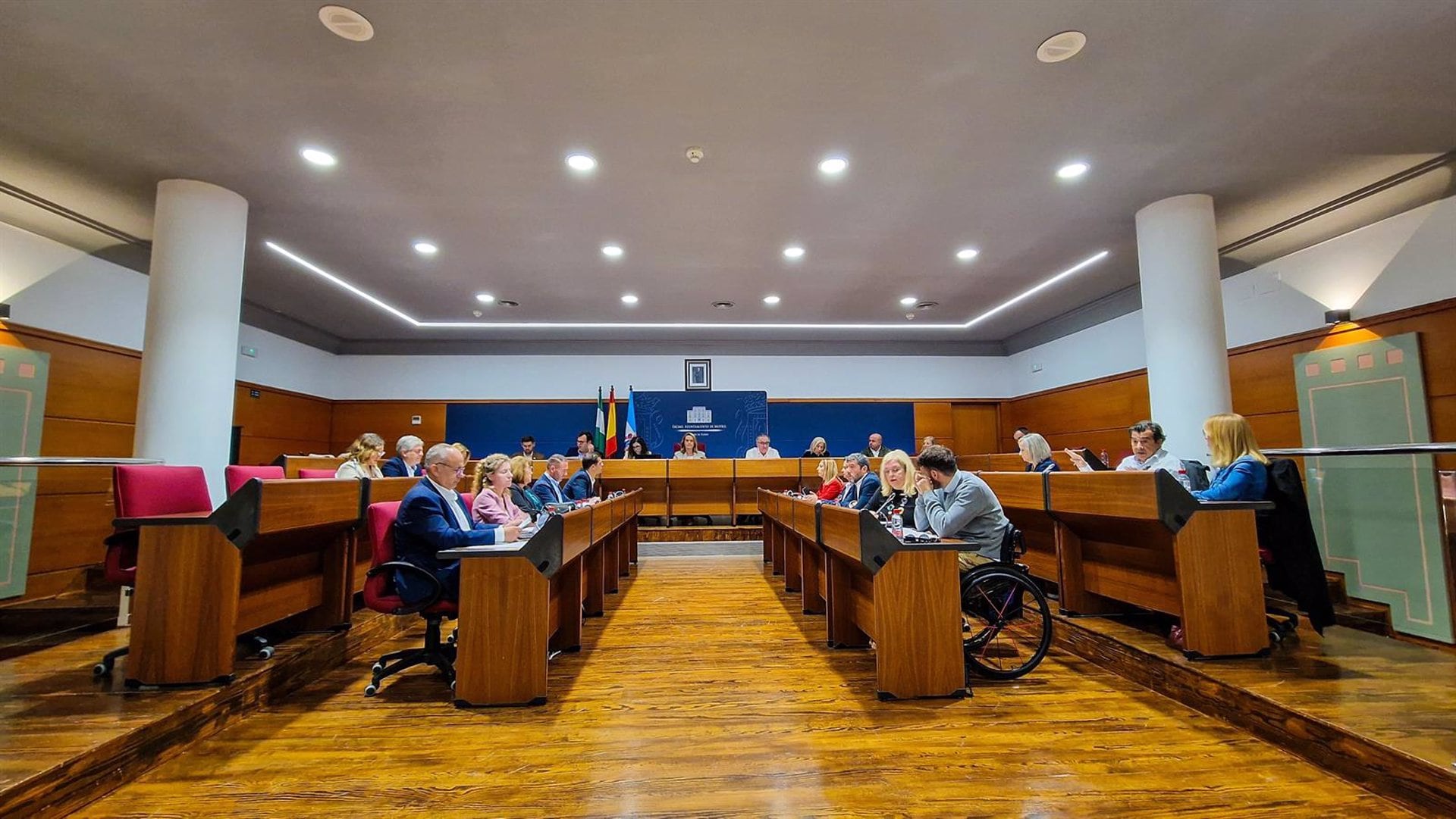 Pleno en el Ayuntamiento de Motril (Granada)