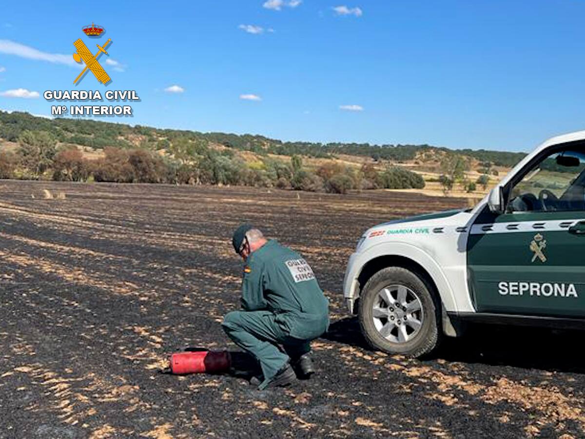 Dos investigados en Palencia como presuntos autores de incendios forestales