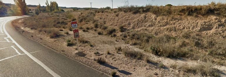 N-320 a su paso por Tarazona de la Mancha en el kilómetro 25