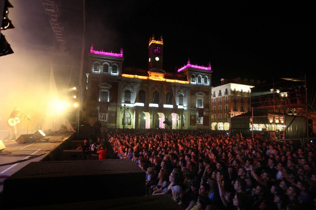 Concierto en la Plaza Mayor de Valladolid