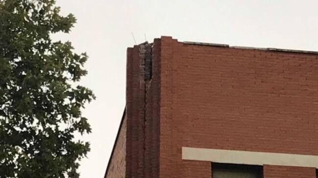 Impacto del rayo en Alcázar de San Juan