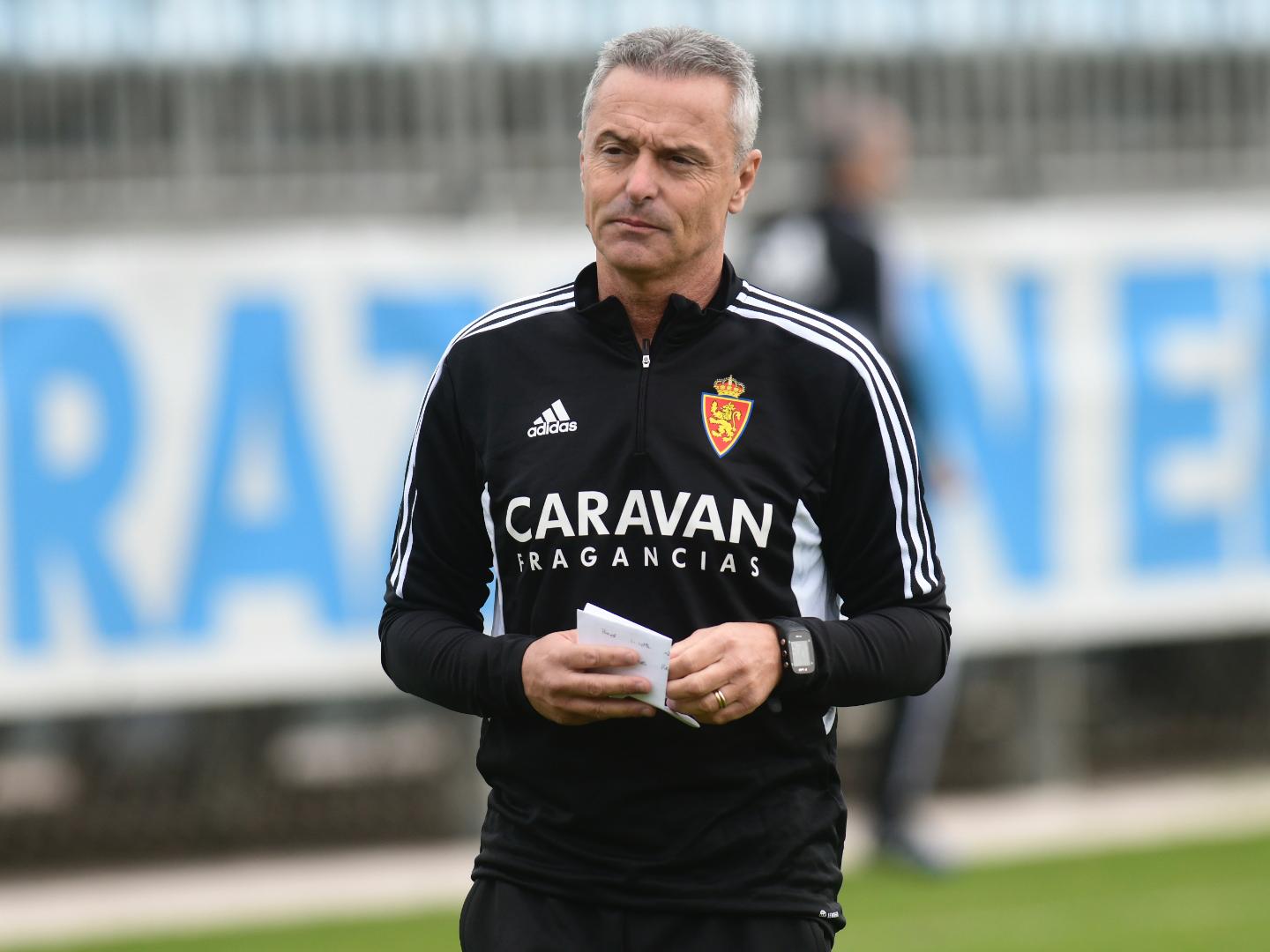 Fran Escribá ha dirigido esta mañana su primer entrenamiento en la Ciudad Deportiva