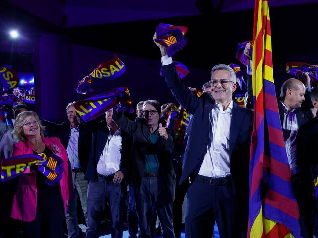 Víctor Font durante la presentación de 'El Barça que volem'