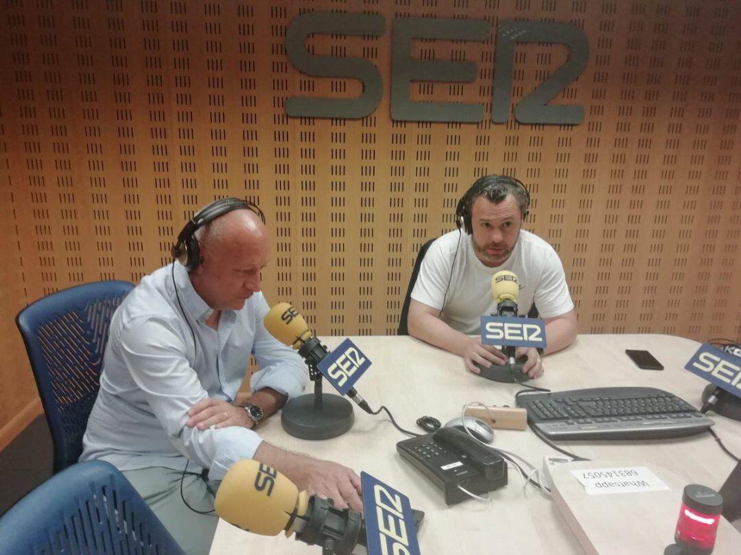 Sergio González en una anterior visita al estudio de la SER