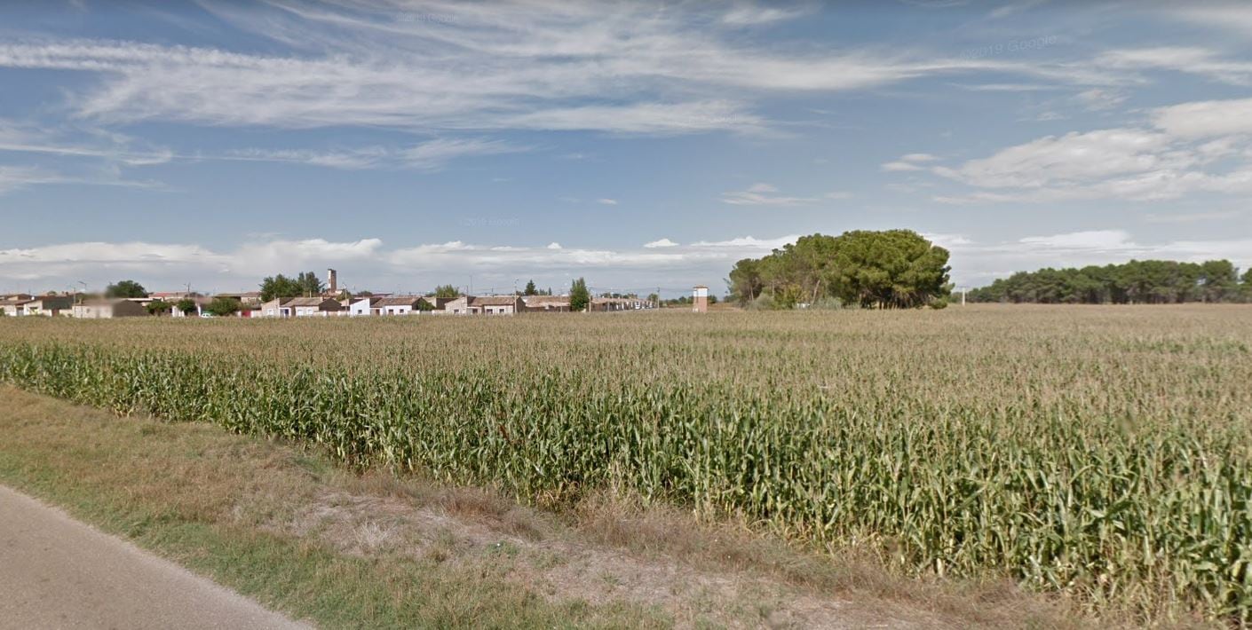 Campos de regadio en San Juan de Flumen
