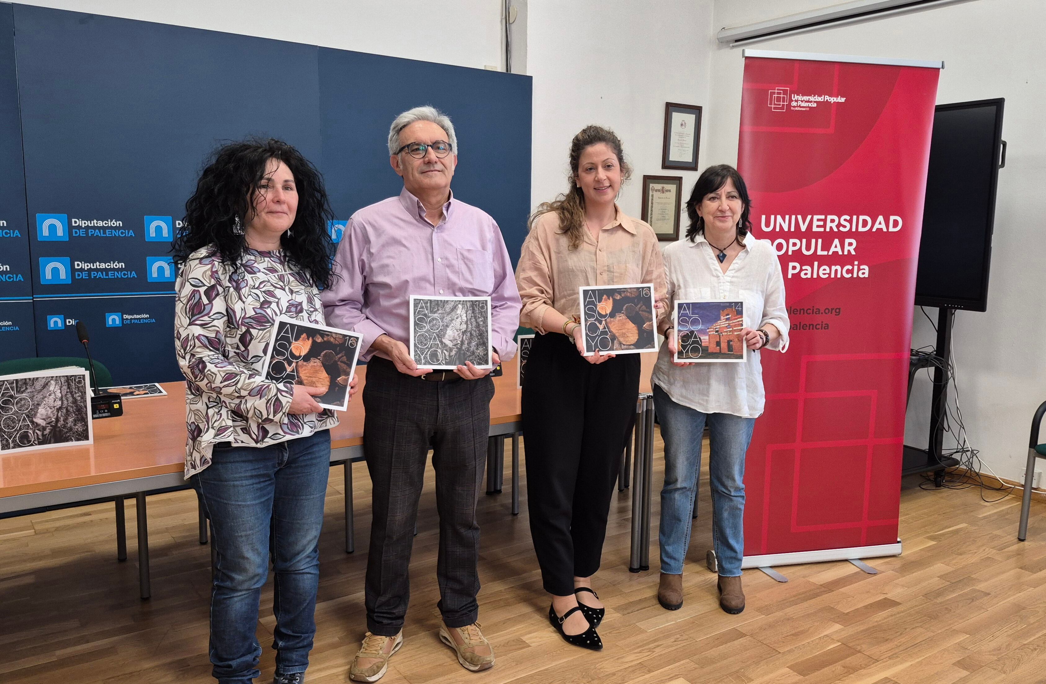Diputación y UPP presentan los últimos números de la revista 'Al Socayo' para apoyar la difusión del legado cultural y patrimonial de la provincia de Palencia