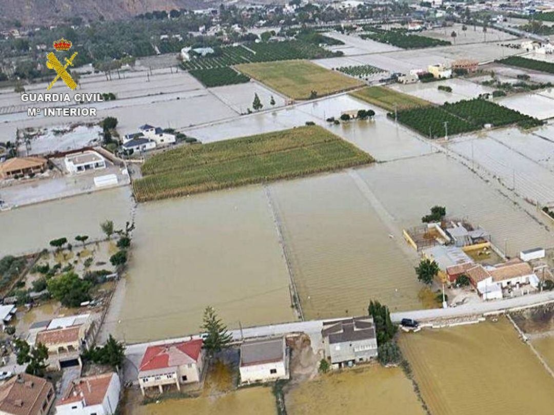 Imagen de archivo de las inundaciones en septiembre de 2019 en la Vega Baja