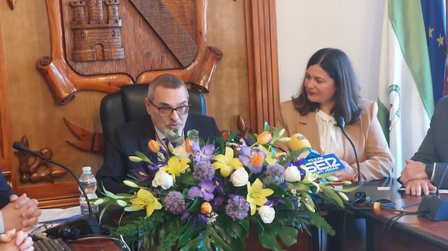 Momento de la intervención de Ildefonso Álcala