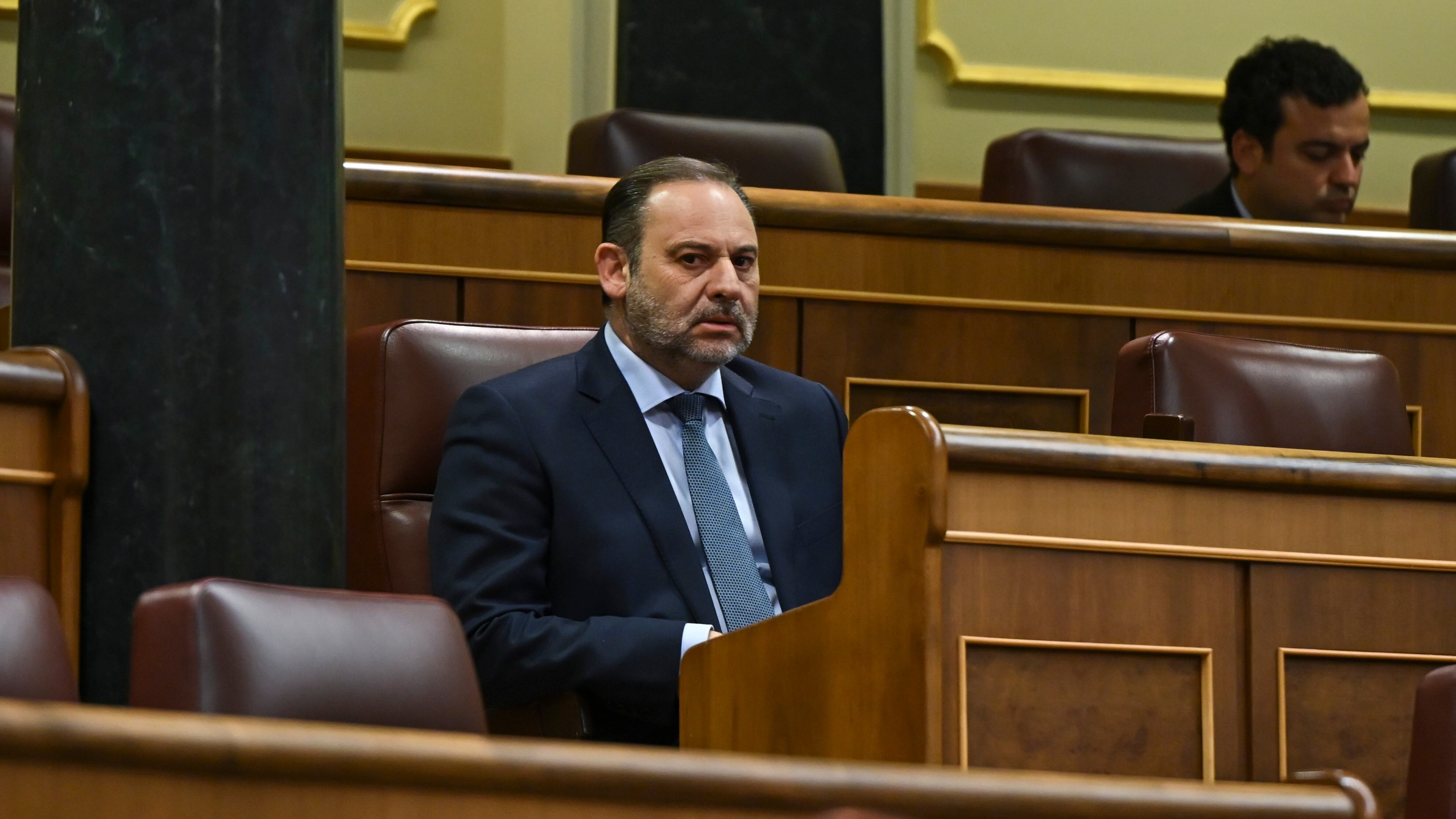 El exministro José Luis Ábalos en el Congreso el 17 de diciembre de 2024. EFE/ Fernando Villar