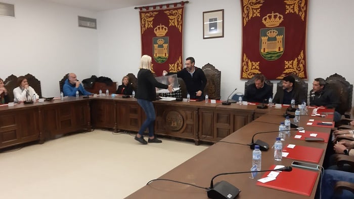 Un momento de la sesión de hoy