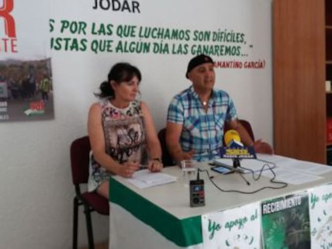 Una de las ruedas de prensa que han compartido Andrés Bódalo y Juana Cazorla