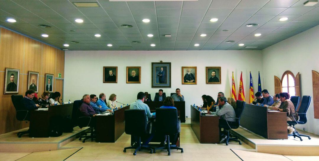 Imagen de archivo de un pleno del Ayuntamiento de Sant Josep