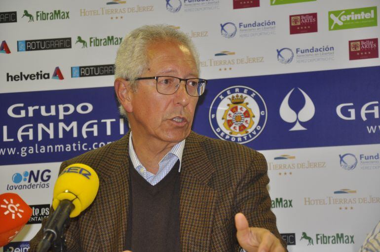 Rafael Coca durante la rueda de prensa del viernes