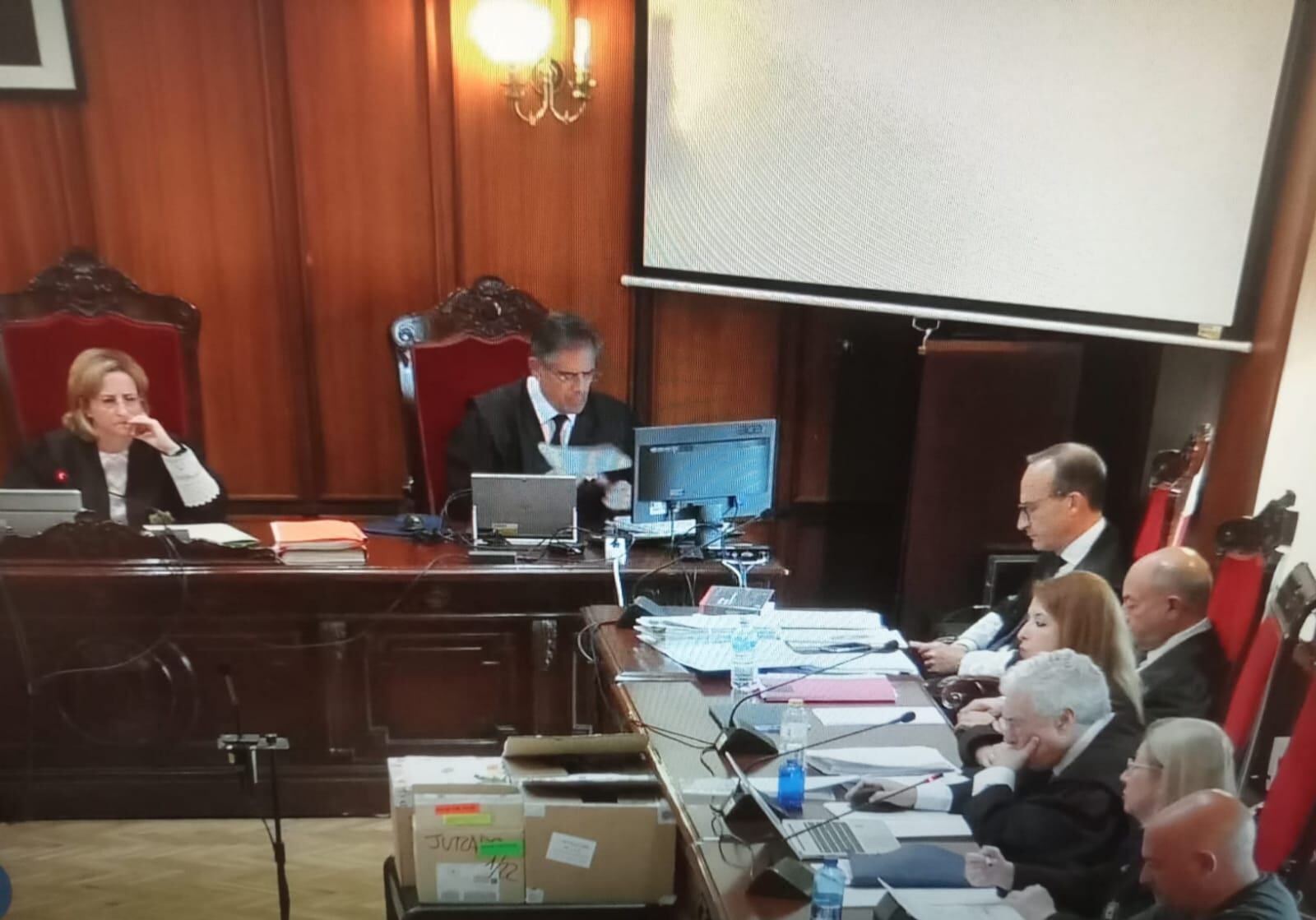 Imagen del juicio celebrado este martes